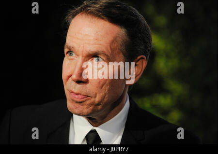 Jeff Koons besucht breit Museum schwarze Krawatte konstituierende Abendessen an der breiten am 17. September 2015 in Los Angeles, Kalifornien. Stockfoto