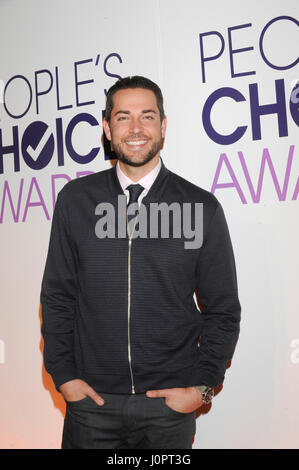 Zachary Levi besucht der Menschen Choice Awards 2016 Nominee Ankündigung am 3. November 2015 in Los Angeles, Kalifornien. Stockfoto