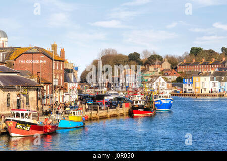 Weymouth, alten Hafen, Dorset, England, Vereinigtes Königreich Stockfoto