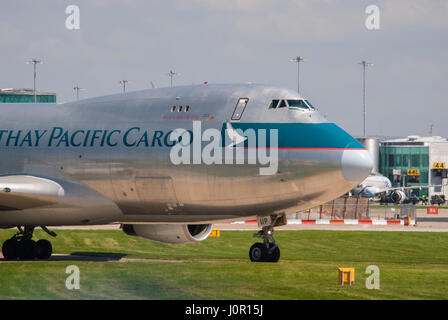 B-HUP Cathay Pacific Airways Cargo Boeing 747-467F/SCD Stockfoto