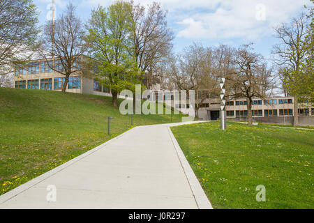 Die Ulmer Hochschule für Gestaltung (Hfg) in Ulm, Deutschland. Stockfoto