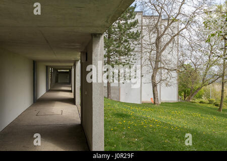 Die Ulmer Hochschule für Gestaltung (Hfg) in Ulm, Deutschland. Stockfoto