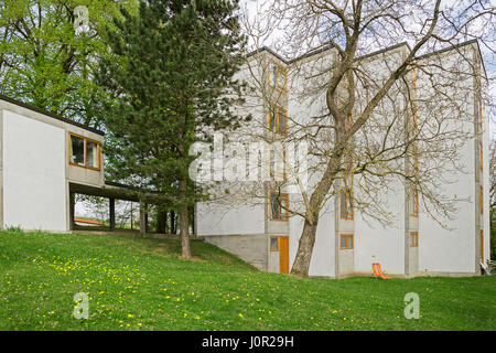 Die Ulmer Hochschule für Gestaltung (Hfg) in Ulm, Deutschland. Stockfoto