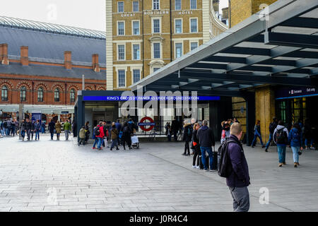 Kings Cross St Pancras station Stockfoto