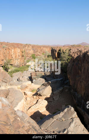 Landschaft in der Palmwag Konzession, Namibia. Stockfoto