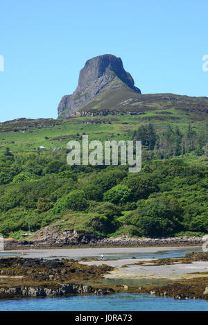 Der Sgurr Gipfel auf der Insel Eigg Stockfoto