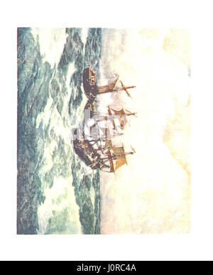 Marine Aktionen des Krieges von 1812... Mit 21 Abbildungen in Farbe von C. T. Chapman Stockfoto