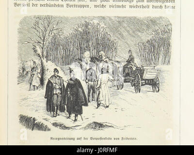 Dieses Bild von Seite 101 von „der Deutsch-Dänische Krieg“ zeigt Szenen aus dem Deutsch-Dänischen Krieg von 1864, wobei Abbildungen von A. Beck den visuellen Kontext des Militärs darstellen. Stockfoto