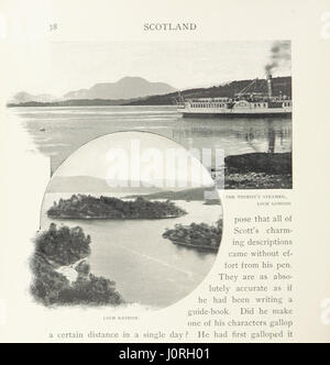 Eine Sammlung von Vorträgen von John L. Stoddard, die seine Reisen zu berühmten Orten weltweit dokumentieren, illustriert mit Ansichten und Darstellungen bemerkenswerter Menschen und Wahrzeichen. Stockfoto