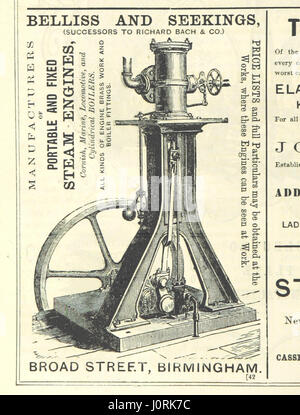 Dieses Bild stammt aus dem „Reisealbum und Hotelführer“ und zeigt verschiedene historische Orte und Gebäude von Interesse. Es enthält Beschreibungen und Berichte über die wichtigsten Eisenbahnlinien, die von London aus abfahren, und gibt Einblicke in die Reisezeit. Stockfoto