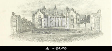 *Graphic Illustrations of Warwickshire* zeigt eine Sammlung von Bildern, die die Landschaften, Wahrzeichen und historischen Elemente von Warwickshire einfangen, mit einem Schwerpunkt auf dem ländlichen Charme und den historischen Stätten. Stockfoto