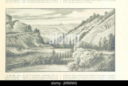 Album Géographique ist ein geographisches Album mit einer breiten Palette von illustrierten Karten, die detaillierte Einblicke in verschiedene Länder, Landschaften und Kulturen bieten. Das Buch ist eine wichtige Ressource für alle, die sich für die Weltgeographie interessieren. Stockfoto