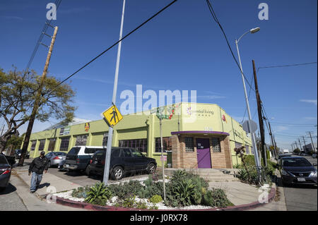 Los Angeles, Kalifornien, USA. 7. März 2017. Wesentlichen Living Foods Hauptquartier in der 3550 Hayden Ave in Culver City. Bildnachweis: Ringo Chiu/ZUMA Draht/Alamy Live-Nachrichten Stockfoto