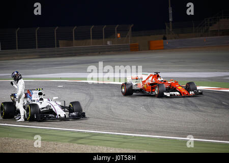 Sakhir, Bahrain. 16. April 2017. | Nutzung weltweit Credit: Dpa/Alamy Live-Nachrichten Stockfoto