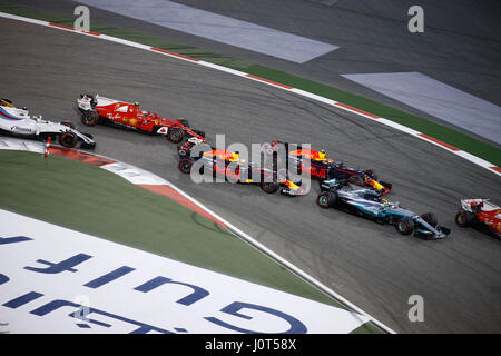 Sakhir, Bahrain. 16. April 2017. | Nutzung weltweit Credit: Dpa/Alamy Live-Nachrichten Stockfoto