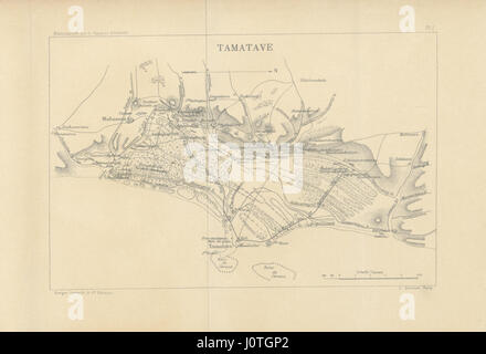 Bild von Seite 95 "Madagaskar. I. L'Île et ses Einwohner. ... II. La Dernière Guerre Franco-Hova, 1883-1885, d'Après Les Dokumente du Ministère De La Marine... Accompagné de Cartes Topographiques et Suivi d ' un Vocabulaire Franco-Malgache, Stockfoto