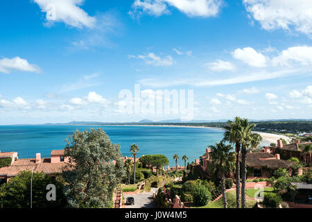 Atemberaubende Aussicht vom Wale Halbinsel (Punta Ballena), in der Nähe von Ferienort Punta del Este, Maldonado, Uruguay Stockfoto