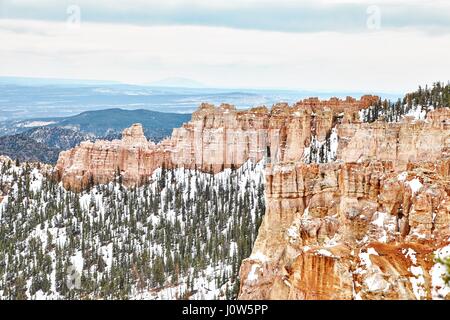 Unglaublich schöne Landschaft im Bryce-Canyon-Nationalpark, Utah, USA Stockfoto