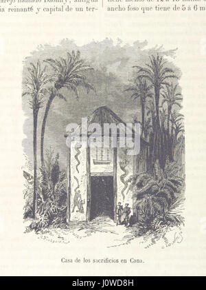 *La Vuelta al Mundo* ist ein spanisches Reisebuch, das interessante und neuartige Reisen durch verschiedene Länder erzählt, mit Stichen von prominenten Künstlern, die die verschiedenen Kulturen und Landschaften veranschaulichen. Stockfoto