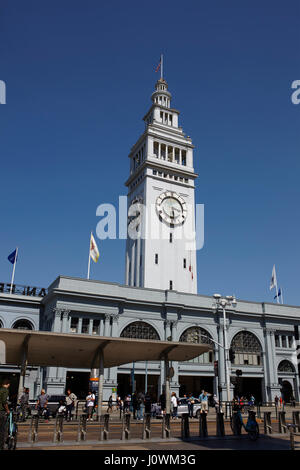 Embarcadero Uhrturm, San Francisco, Kalifornien, USA Stockfoto