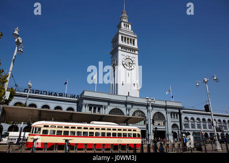 Embarcadero Uhrturm, San Francisco, Kalifornien, USA Stockfoto