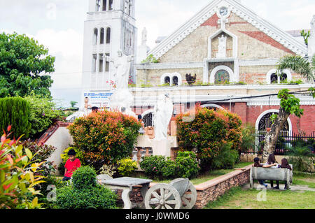 St. Peter und St. Paul Cathedral und Plaza, Calbayog, Samar, Philippinen Stockfoto