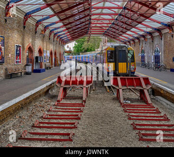 Windsor & Eton Riverside Station ist ein Bahnhof in Windsor in Berkshire, England Stockfoto