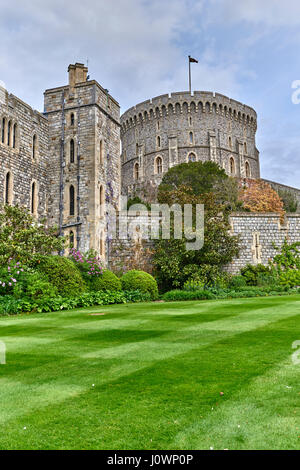 Windsor Castle ist eine königliche Residenz in Windsor in der englischen Grafschaft Berkshire Stockfoto