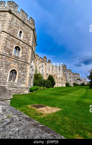 Windsor Castle ist eine königliche Residenz in Windsor in der englischen Grafschaft Berkshire Stockfoto