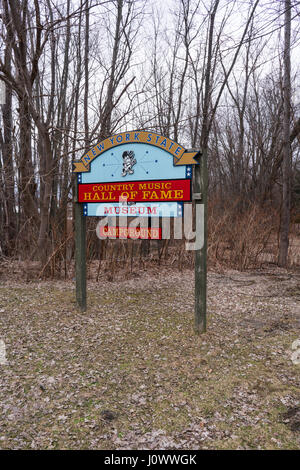 Cortland Land Musik Park-Campground Stockfoto