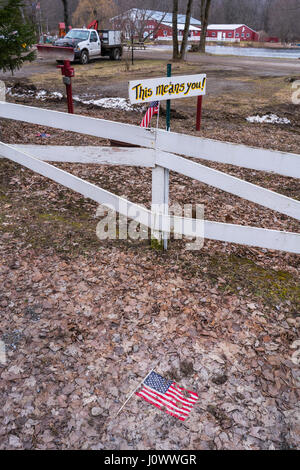 Cortland Land Musik Park-Campground Stockfoto