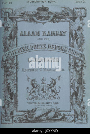 Ein Bild aus den poetischen Werken von R. F., aufgenommen auf Seite 121, bietet einen Einblick in den literarischen Stil und die Themen, die dieser Dichter in seiner Werksammlung erforscht hat. Stockfoto