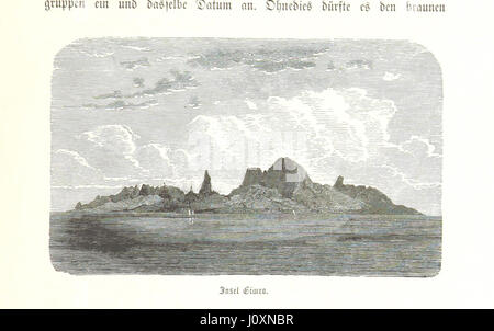 Die Reise der österreichischen Fregatte Novara dokumentiert die Reise der österreichischen Fregatte Novara im Jahr 1857-1859 unter dem Kommando von Commodore B. von Wüllerstorf-Urbair. Das Werk umfasst physikalische und geologische Beobachtungen von A. v. Humboldt und Zeichnungen von J. Selleny. Stockfoto
