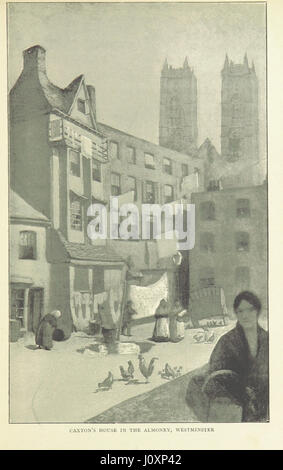 Diese Publikation konzentriert sich auf die historische und architektonische Bedeutung von Westminster und zeigt Illustrationen, die wichtige Sehenswürdigkeiten, Gebäude und bemerkenswerte Ereignisse in der Gegend hervorheben. Es dient als visueller und informativer Reiseleiter zu einem der berühmtesten Orte Londons. Stockfoto