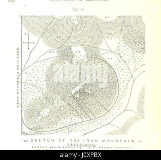 Bild entnommen Seite 122 des "vorläufigen Bericht über die Eisenerze und Kohlefelder von der Feldarbeit von 1872. Mit 190 Abbildungen... und ein Atlas, usw. " Stockfoto