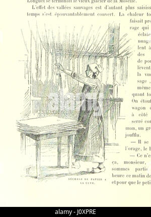 Bild entnommen Seite 206 von "Les Montagnes de France. Les Vosges... Ouvrage Orné de 160 Dessins Inédits de l'auteur. [Mit einem Vorwort von A. Fournier.] " Stockfoto