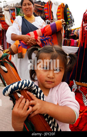 Markt in Otavalo, Ecuador Stockfoto
