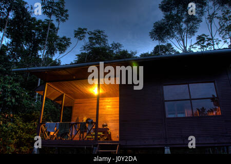 Forschungsstation im Yasuni-Nationalpark Stockfoto