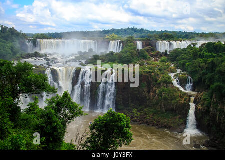 Devis Kehle Iguazu Wasserfälle, Argentinien, Brasilien Stockfoto