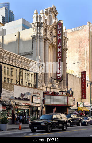 Das alte Los Angeles Theater Festzelt in der Innenstadt von Los Angeles Kalifornien Stockfoto