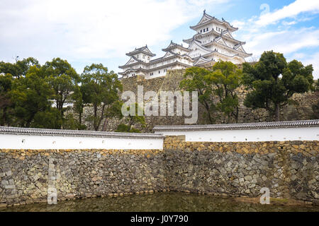 Himeji, Japan - 4. Januar 2016: The Himeji Sehenswürdigkeit in Japan. Stockfoto