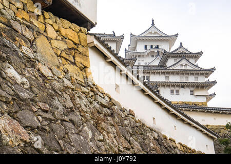 Himeji, Japan - 4. Januar 2016: The Himeji Sehenswürdigkeit in Japan. Stockfoto