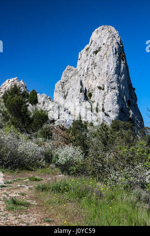 Wandern rund um Pilon du Roi in der Nähe von Aix-en-Provence Stockfoto