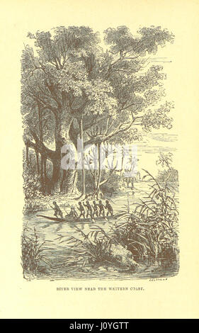 Dieses Buch behandelt das Leben und die Entdeckungen von Dr. David Livingstone und konzentriert sich auf die Briefe, die H. M. Stanley während ihres Treffens geschrieben hat. Es bietet einen ausführlichen Überblick über Livingstones Erkundung Afrikas und seine Begegnungen mit verschiedenen Kulturen und Terrains. Stockfoto
