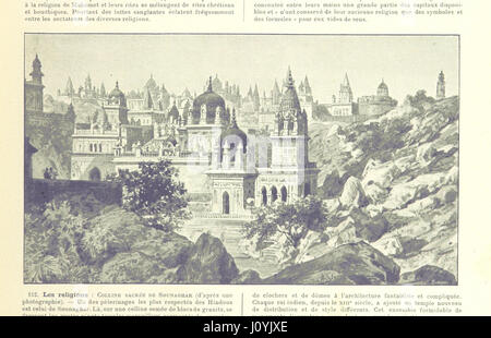 Album géographique ist ein geographisches Album mit einer Sammlung illustrierter Karten und Informationen über verschiedene Regionen. Diese visuelle Ressource liefert detaillierte geografische Daten, die das Verständnis von Landschaften und Orten weltweit verbessern. Stockfoto