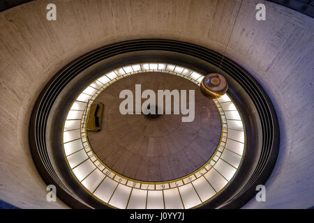 Foucault Pendel Griffith Observatory - Los Angeles, Kalifornien, USA Stockfoto