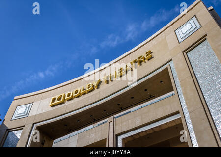 Dolby Theater am Hollywood Boulevard - Los Angeles, Kalifornien, USA Stockfoto