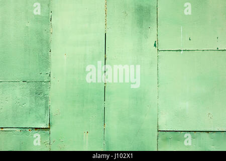 Grunge konkrete Blatt Wandfarbe in grüner Farbe, Hintergrund, Textur Stockfoto