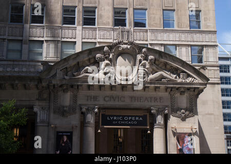 Die Lyric Opera in Chicago, USA Stockfoto