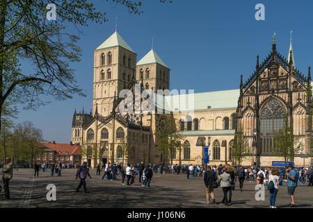 St. Paulus-Dom in Münster, Nordrhein-Westfalen, Deutschland | St. Paulus-Dom, Münster Dom Münster, Nordrhein-Westfalen, Deutschland Stockfoto